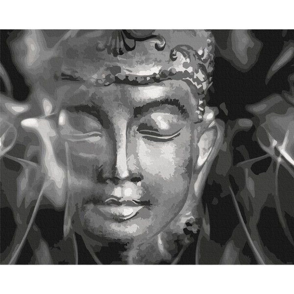 Quadro fai da te - Buddha in Black and White