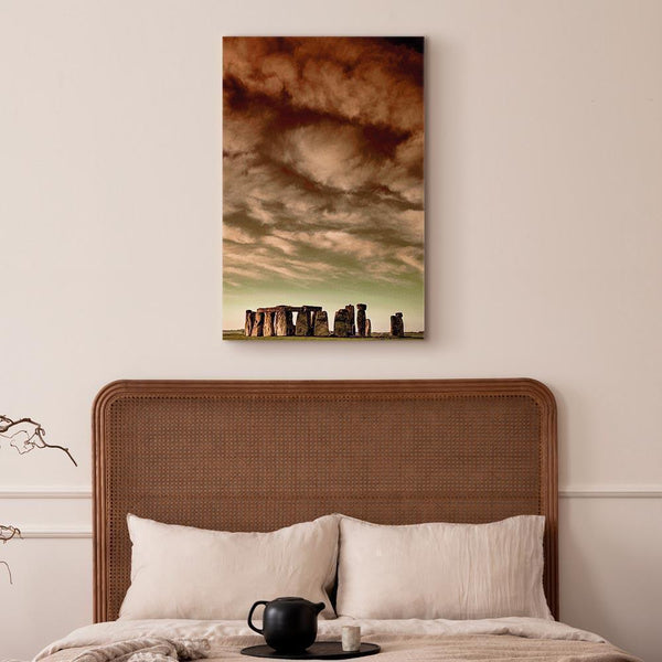 Quadro - Clouds Over Stonehenge (1 Part) Vertical