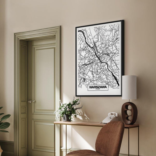 Quadro - City Plan: Warszawa (1 Part) Vertical
