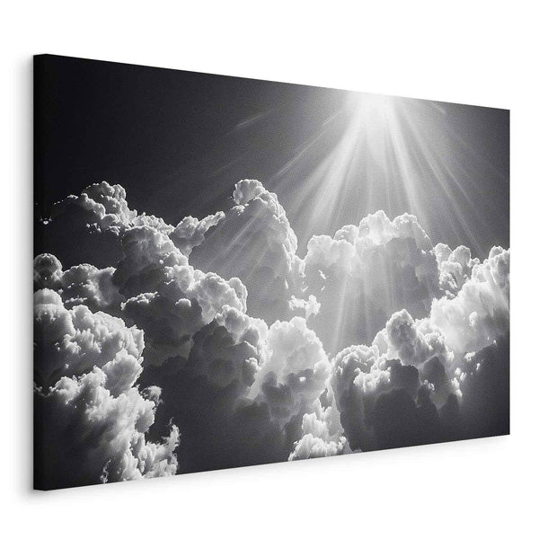 Quadro - Hope in the Clouds: Inspiring Rays of the Sun – Awaken Emotions