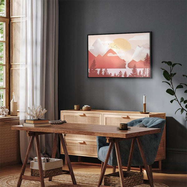 Quadro - Landscape at Sunset (1 Part) Wide