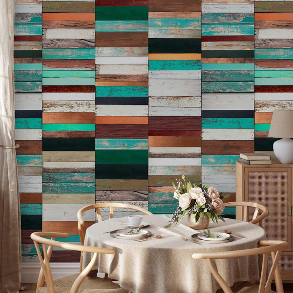 Carta da parati - Struttura di legno