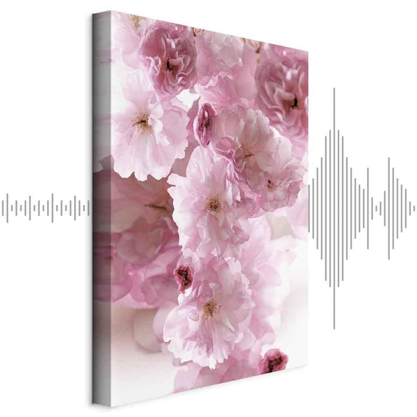 Quadro - Flowery Glamour (1-part) - Flower Petals in Shades of Pink