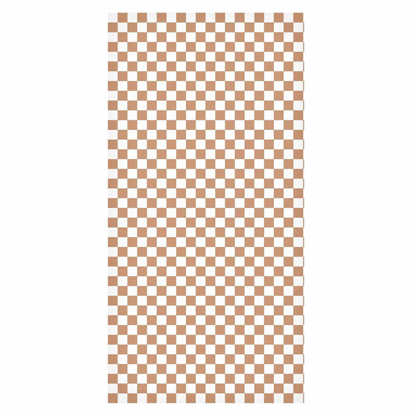 Tappezzeria murale - Checkerboard Pattern - Brown-White Grid with a Subtle Noise