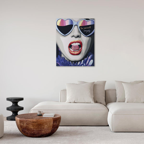 Quadro fai da te - Be Yourself Everyday