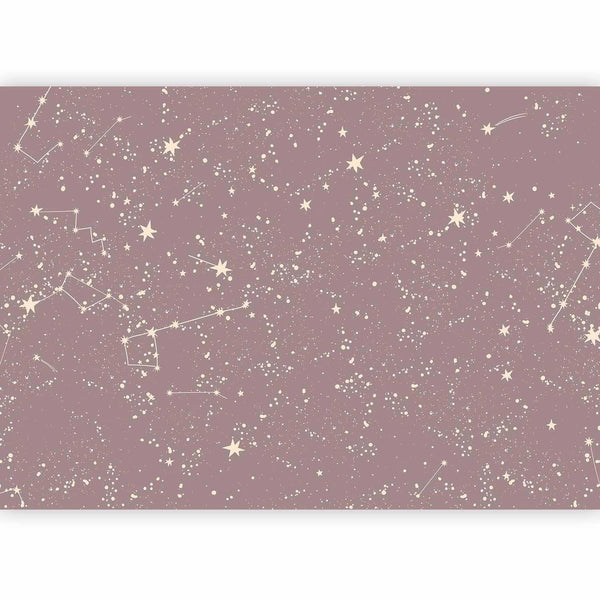 Carta da parati - Night Sky - Artistic Constellations and Stars in Pastel Shades
