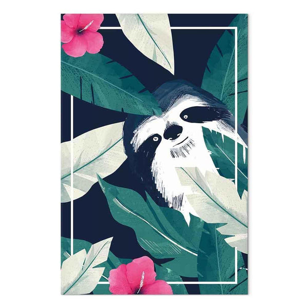 Quadro - Sloth in the Tropics (1 Part) Vertical