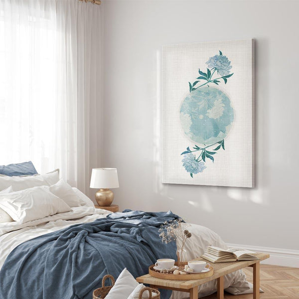 Quadro - Floral Planet (1 Part) Vertical
