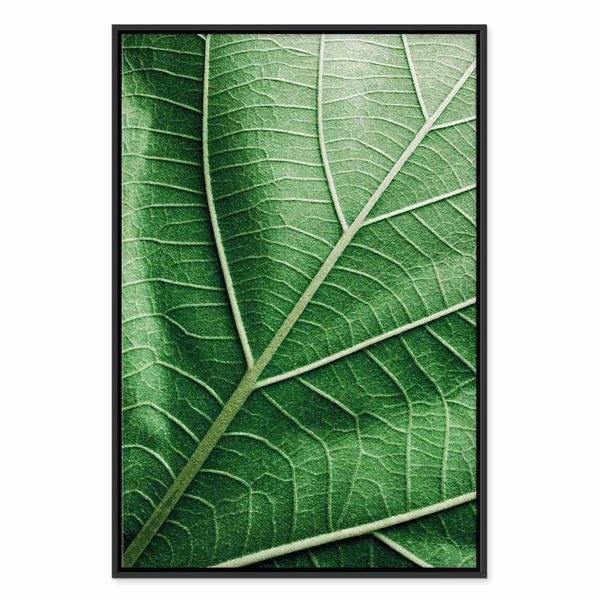 Quadro - Malachite Leaf (1 Part) Vertical