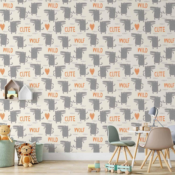 Tappezzeria murale - Cute Wolf
