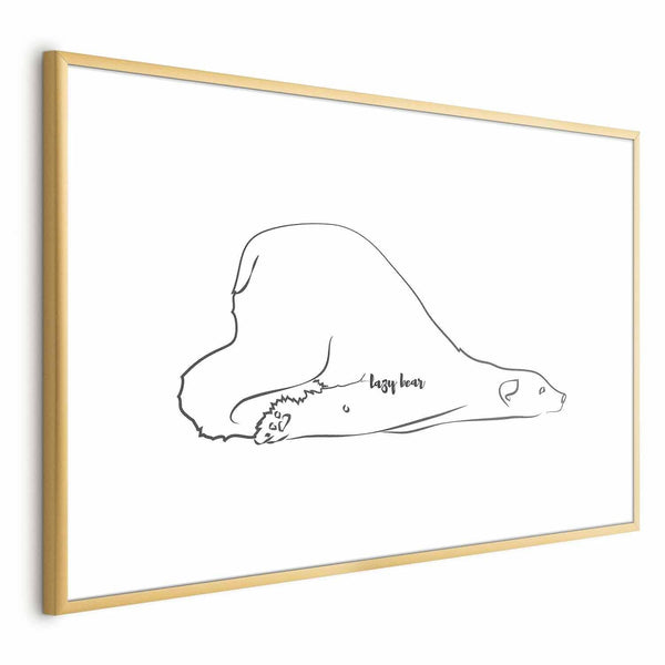 Poster - Lazy Bear