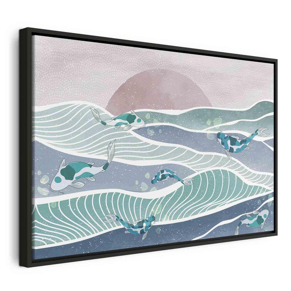 Quadro - Fish on the waves