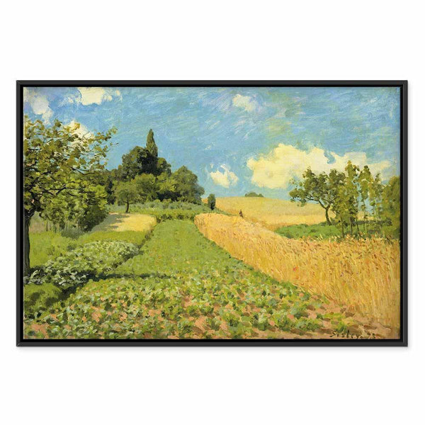 Quadro - Alfred Sisley – Grain fields on the hills of Argenteuil