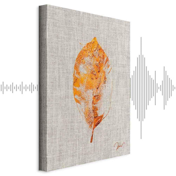 Quadro - Golden Flora (1 Part) Vertical