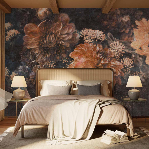 Carta da parati - Retro Flowers - Third Variant