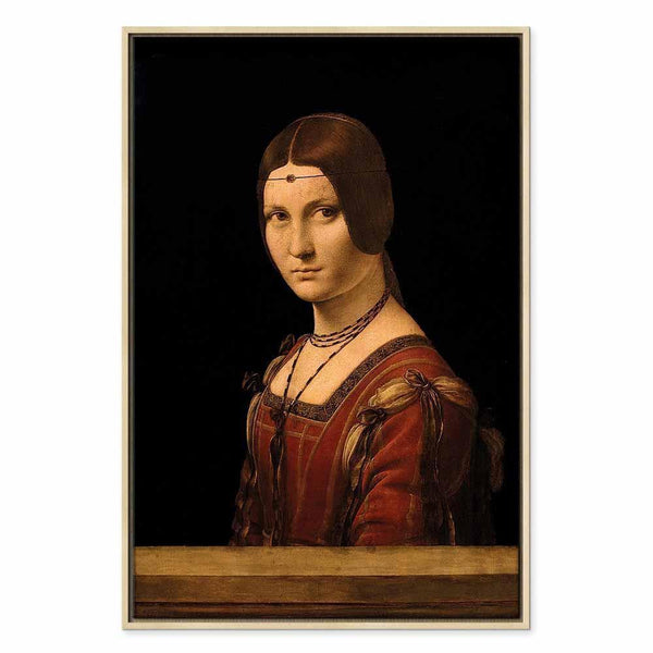 Quadro - Leonardo da Vinci – Beautiful Ferronière