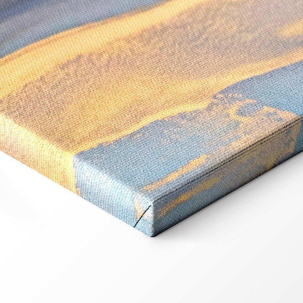 Quadro - Pink and blue marble - abstract watercolour with gold accents