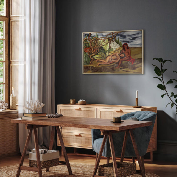 Quadro - Frida Kahlo – Two Nudes in a Forest (The Earth Itself)