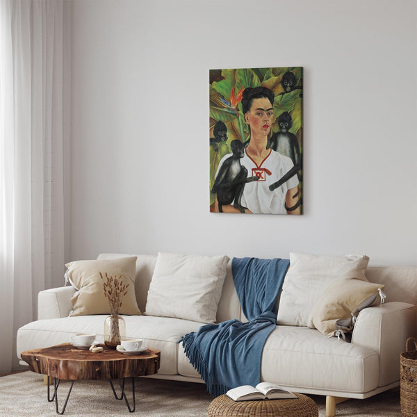 Quadro - Frida Kahlo – Self-Portrait with Monkeys