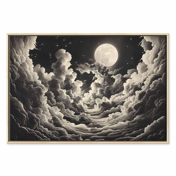 Quadro - Moon and Stars Singing Among the Great Clouds