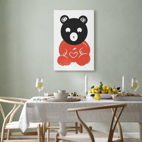 Quadro - Thoughtful Bear (1 Part) Vertical
