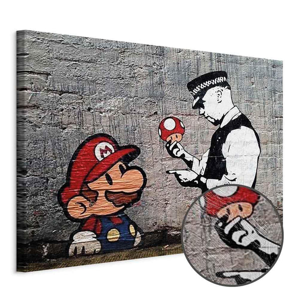 Quadro - Mario and Cop by Banksy