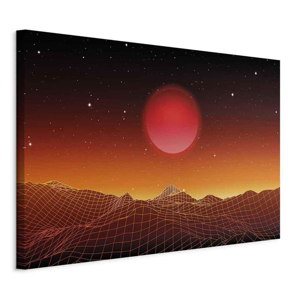 Quadro - Futuristic landscape (1 Part) Wide