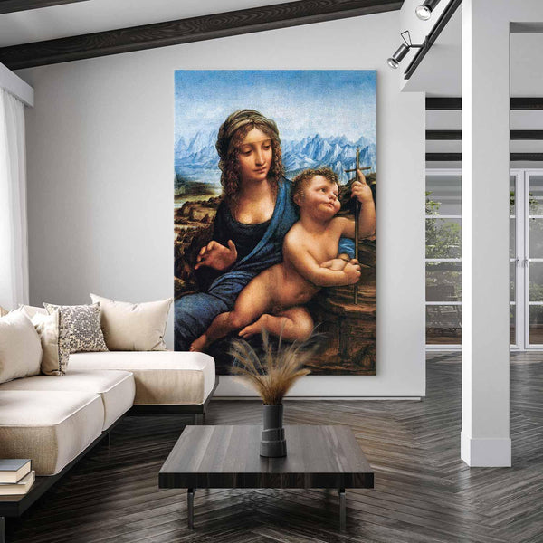 Quadro XXL - Leonardo da Vinci – Madonna of the Yarnwinder