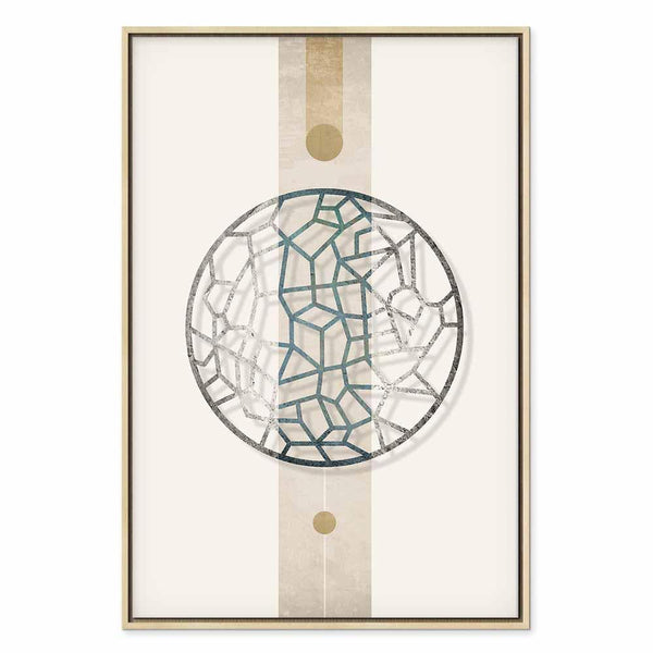 Quadro - Circle with Artistic Details (1-part) - Abstract Shape