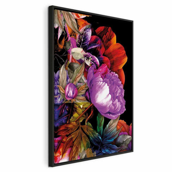 Quadro - Nature in Summer Hues (1-part) - Flower Garden of Inspiration