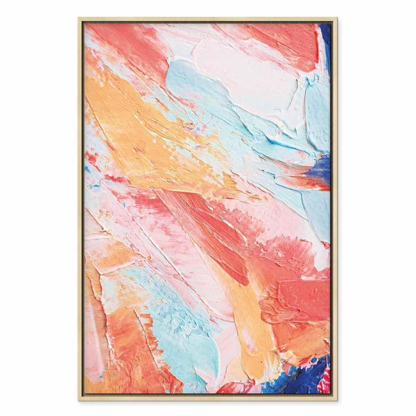 Quadro - Spring Shades - A Colorful Mix of Warm and Cool Tones on Canvas