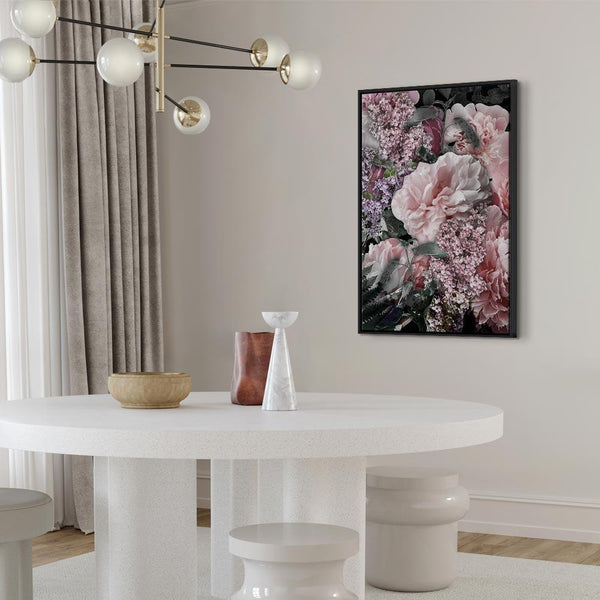 Quadro - Among Flowers (1-part) - Blooming Plants in Nature's Colors