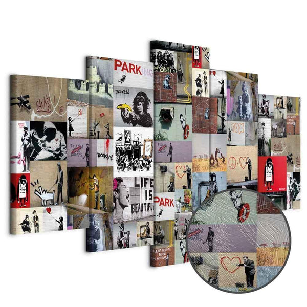Quadro - Art of Collage: Banksy IV