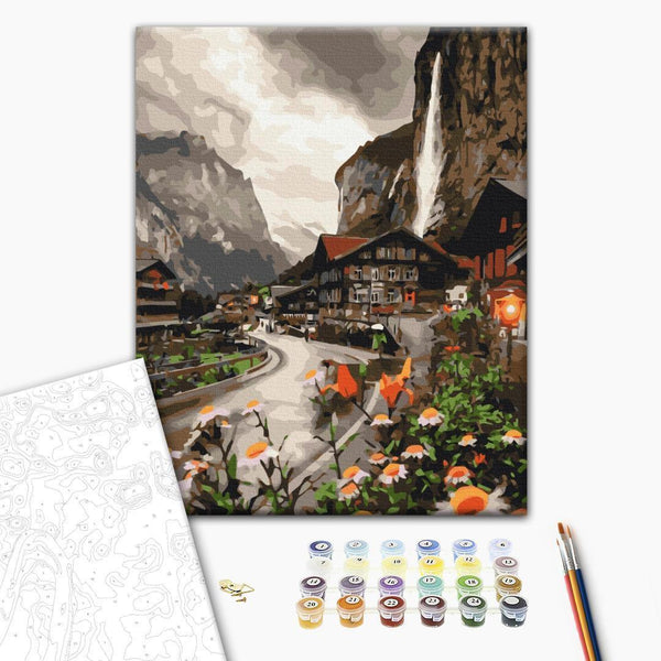 Quadro fai da te - Swiss town