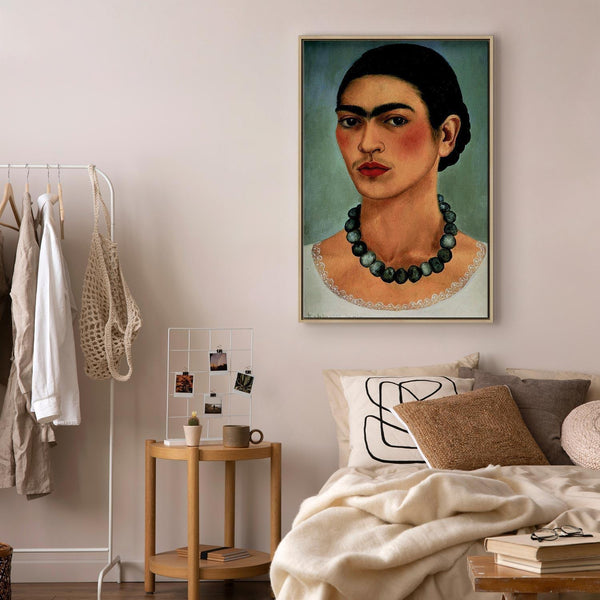 Quadro - Frida Kahlo – Self-Portrait with Beaded Necklace
