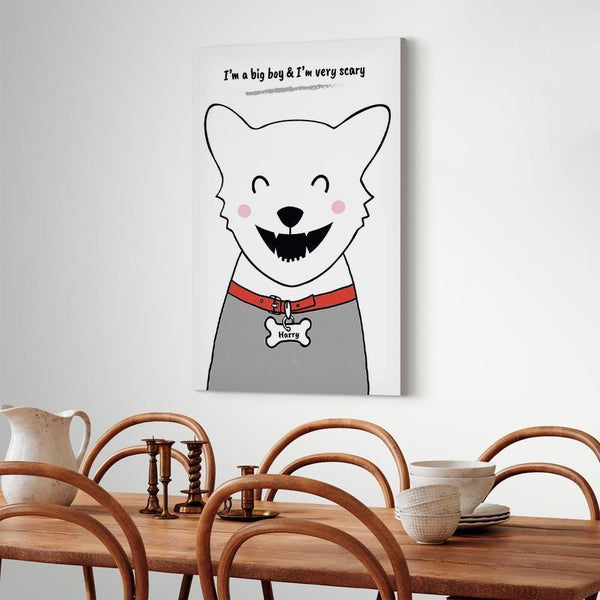 Quadro - Doggy Harry (1 Part) Vertical
