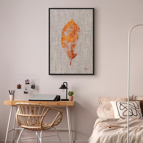 Quadro - Golden Flora (1 Part) Vertical