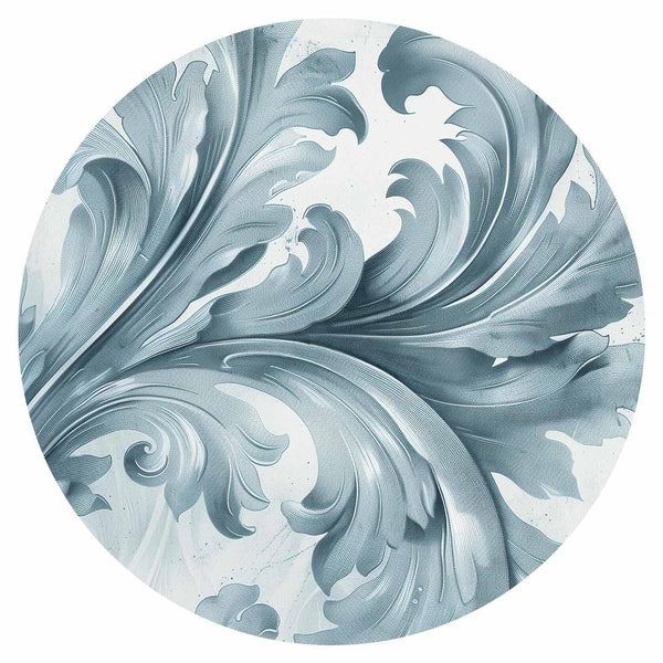 Carta da parati rotonda - Stone ornament in baroque style