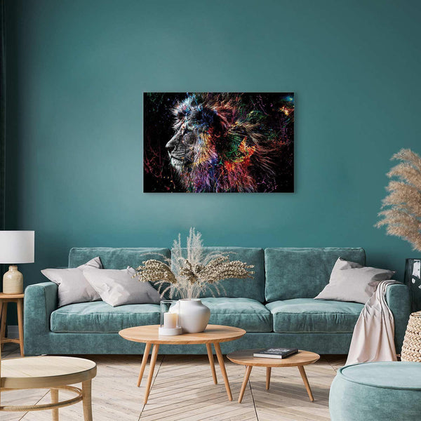 Quadro - Crazy Lion (1 Part) Wide