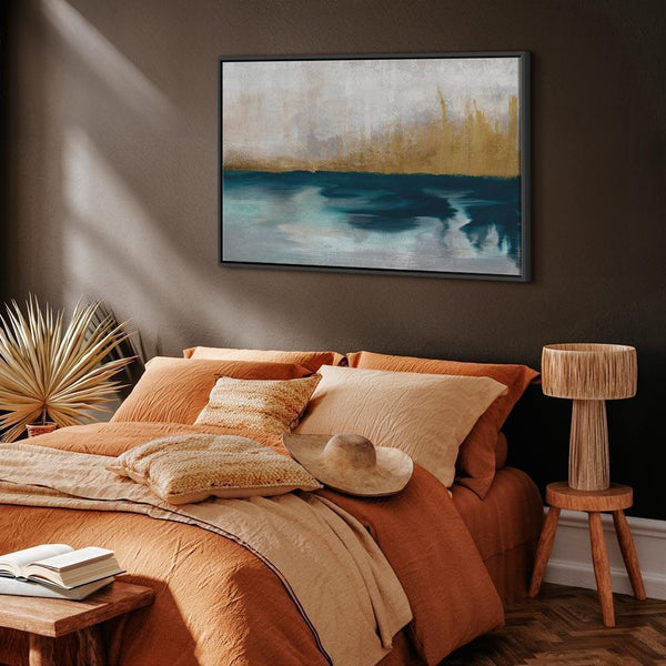 Quadro - Golden Grasses (1 Part) Wide