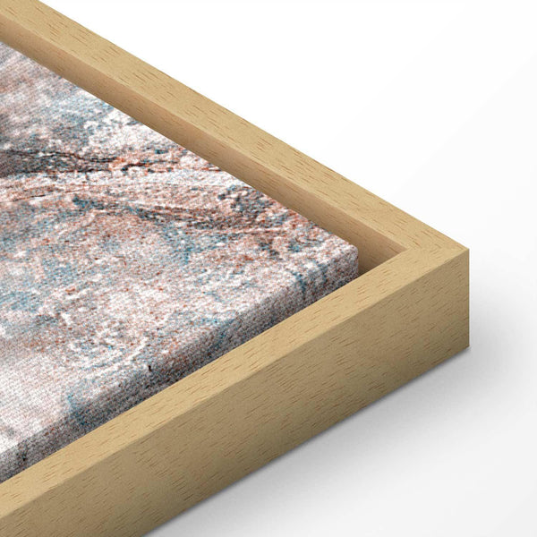 Quadro - Marble flowers – natural stone structure in pastel colours