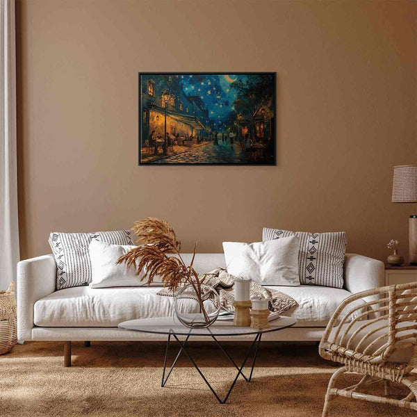 Quadro - Paris street – a painting inspired by Vincent van Gogh's style