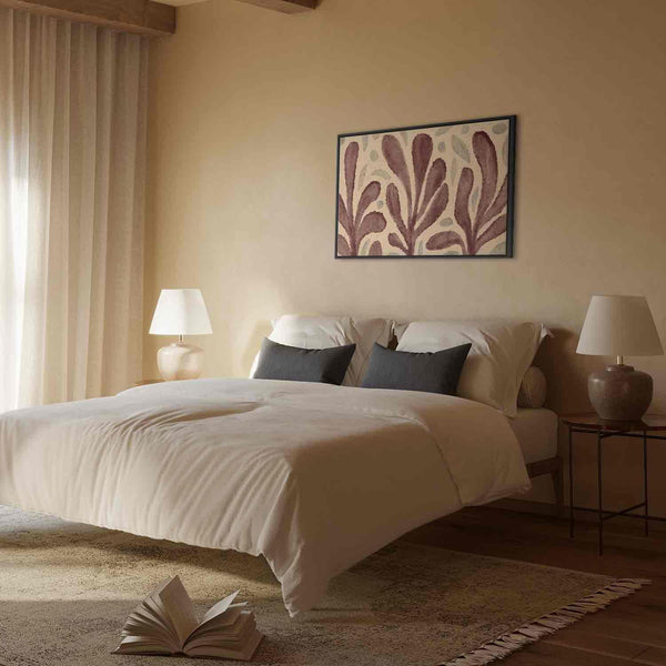 Quadro - Leaves and spots – large vibrant shapes inspired by Matisse