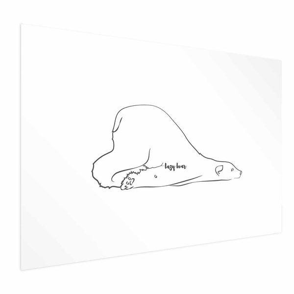 Poster - Lazy Bear