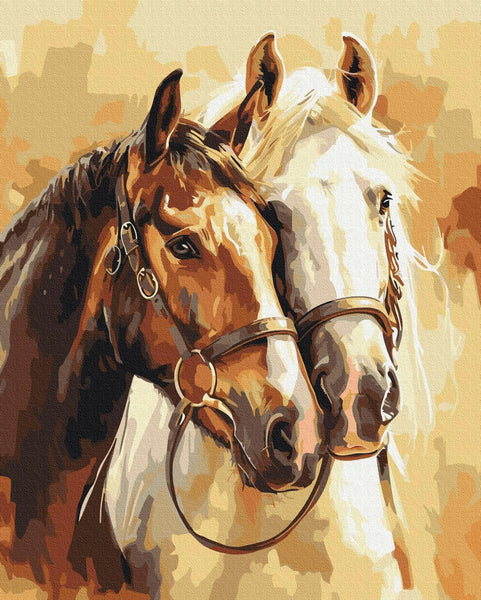 Quadro fai da te - Noble horses