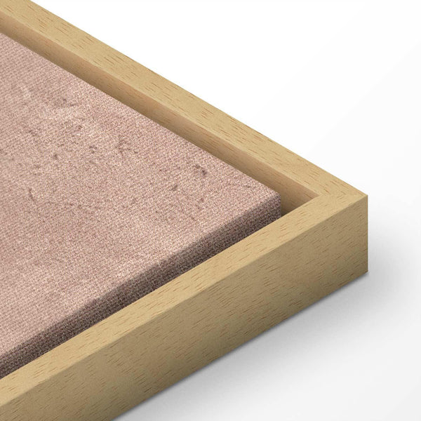 Quadro - Wildflowers – black plants on lime-wash background