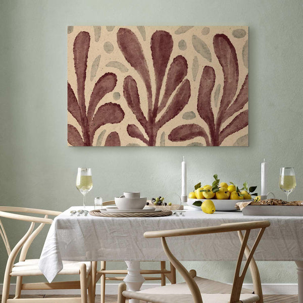 Quadro - Leaves and spots – large vibrant shapes inspired by Matisse