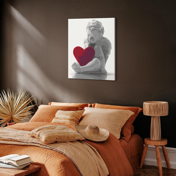 Quadro fai da te - Angel (Red Heart)