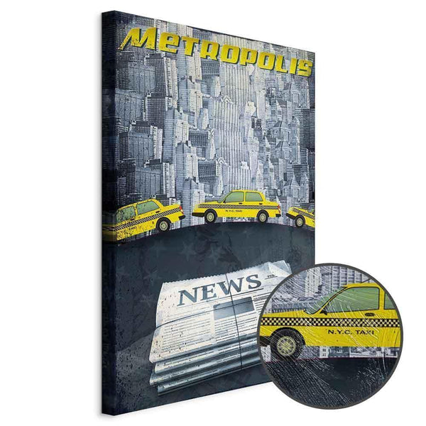 Quadro - Metropolis (1 Part) Vertical