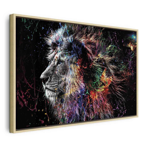 Quadro - Crazy Lion (1 Part) Wide